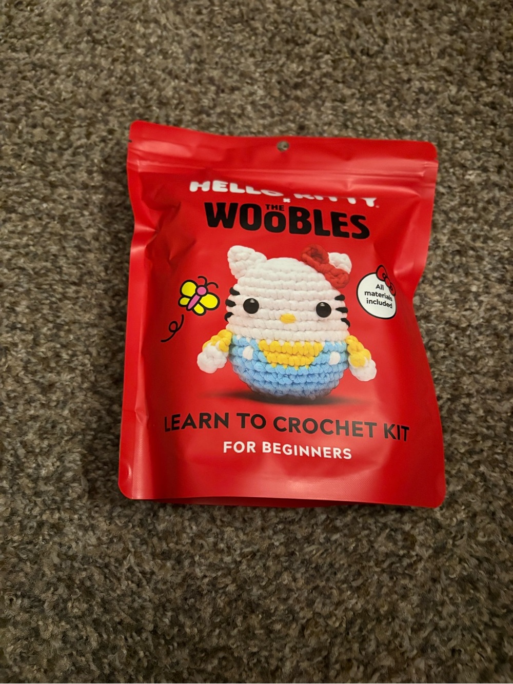 Hello Kitty Crochet Kit - The Woobles - Picture 2 of 5